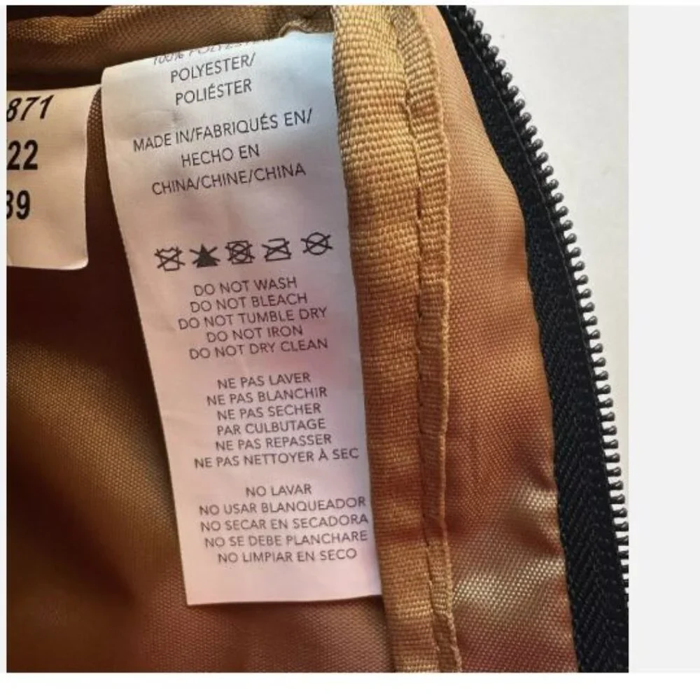 Dickies Logo Hipsack Bag Unisex Men's Women's 6" x 9.25" x 2.75" Brown New - Picture 8 of 13